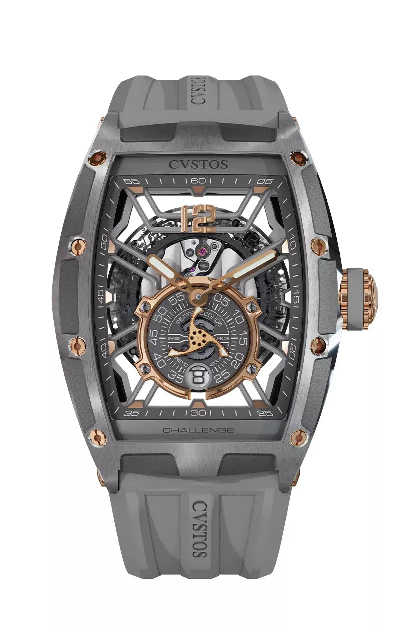 Cvstos CHALLENGE JETLINER PS STEEL/5N COMP/GREY DIAL A00103.4104001