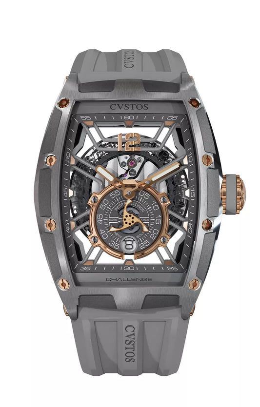 Cvstos CHALLENGE JETLINER PS STEEL/5N COMP/GREY DIAL A00103.4104001