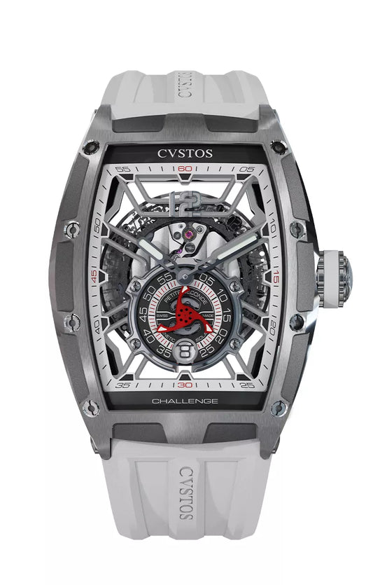 Cvstos CHALLENGE JETLINER PS STEEL TI COMP WHITE DIAL A00103.4100002