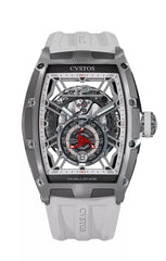 Cvstos CHALLENGE JETLINER PS STEEL TI COMP WHITE DIAL A00103.4100002