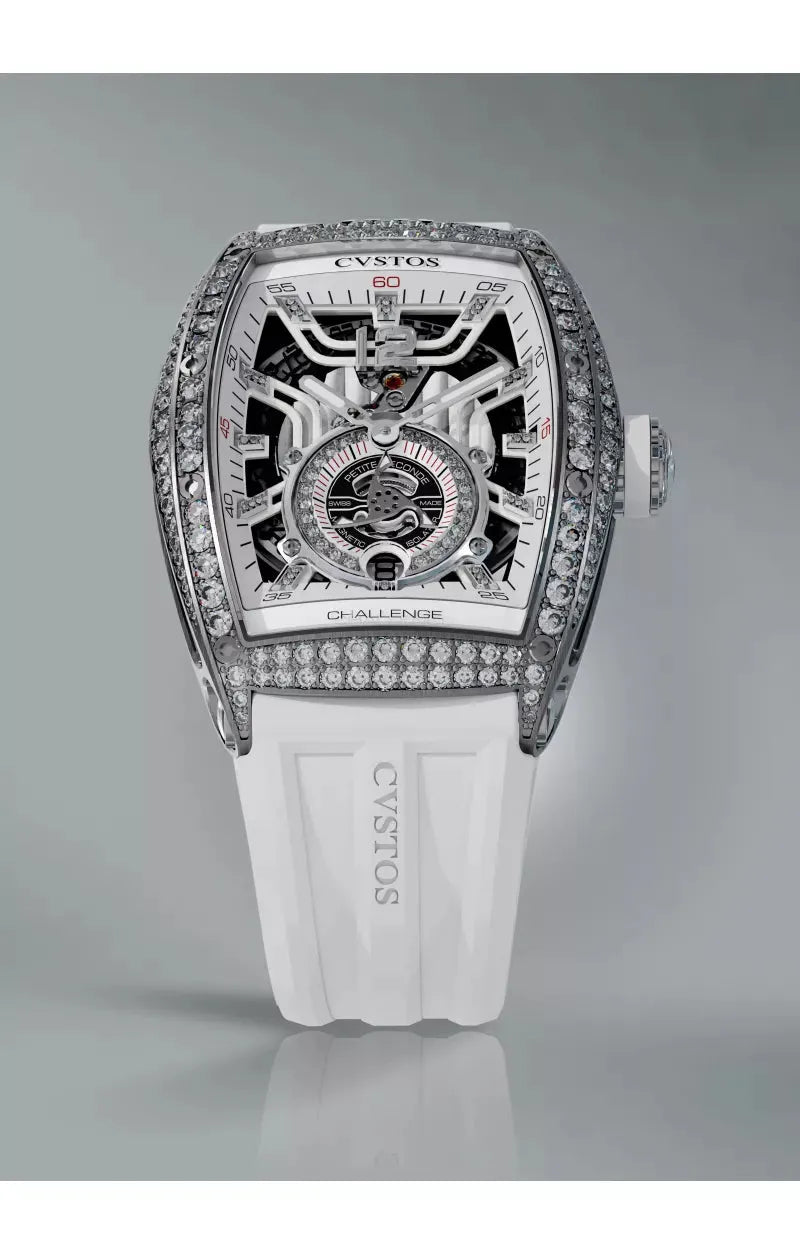 Cvstos Jetliner PS Thirty6 Steel 2 Row/White Dial Diamonds A00103.3600003