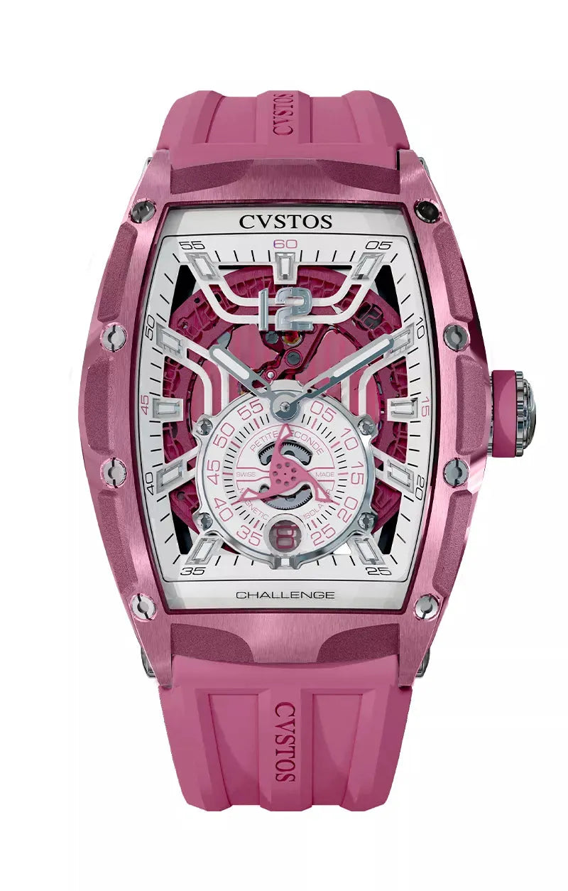 Cvstos CHALLENGE THIRTY6 JETLINER PS PINK ALU/WHITE DIAL/PINK MVT A00103.3690001