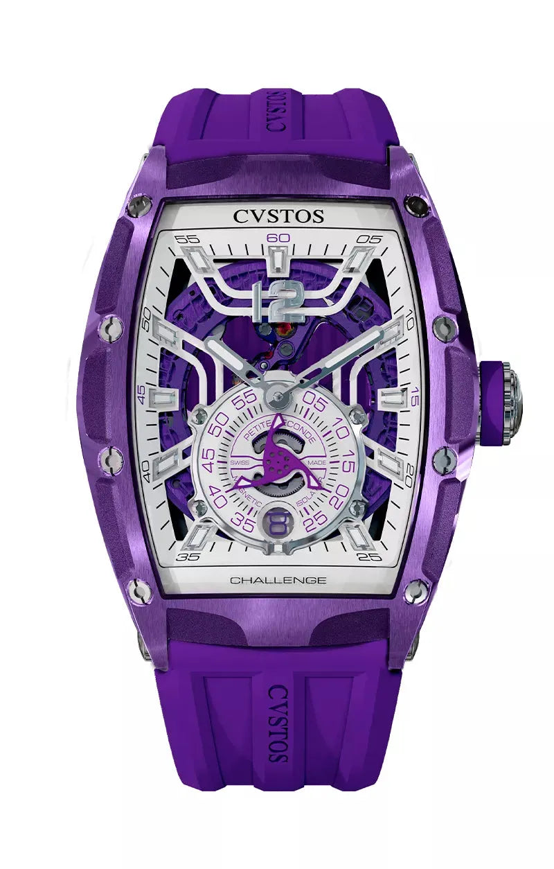 Cvstos CHALLENGE THIRTY6 JETLINER PS PURPLE ALU/WHITE DIAL/PURPLE MVT A00103.3690002