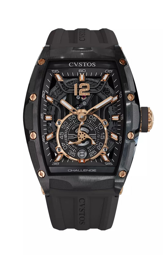 Cvstos CHALLENGE THIRTY6 JETLINER PS BLACK STEEL/5N COMP/BLACK DIAL A00103.3602002