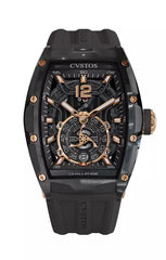 Cvstos CHALLENGE THIRTY6 JETLINER PS BLACK STEEL/5N COMP/BLACK DIAL A00103.3602002