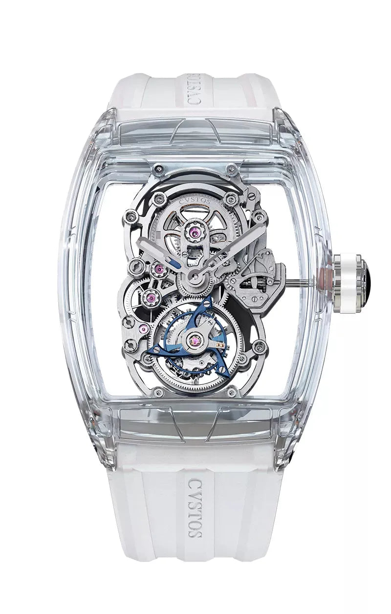 Cvstos CHALLENGE TOURBILLON 8 SAPPHIRE/RHODIUM MVT E00105.3986001