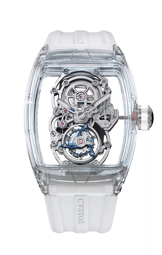 Cvstos CHALLENGE TOURBILLON 8 SAPPHIRE/RHODIUM MVT E00105.3986001