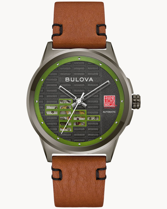 Bulova Kalil House Automatic Frank Lloyd Wright 98A330
