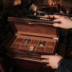 Heritage Ten Watch Box -  Macassar L273