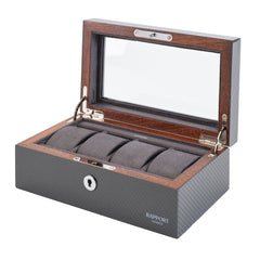 Optic Four Watch Box - Carbon Fibre L286