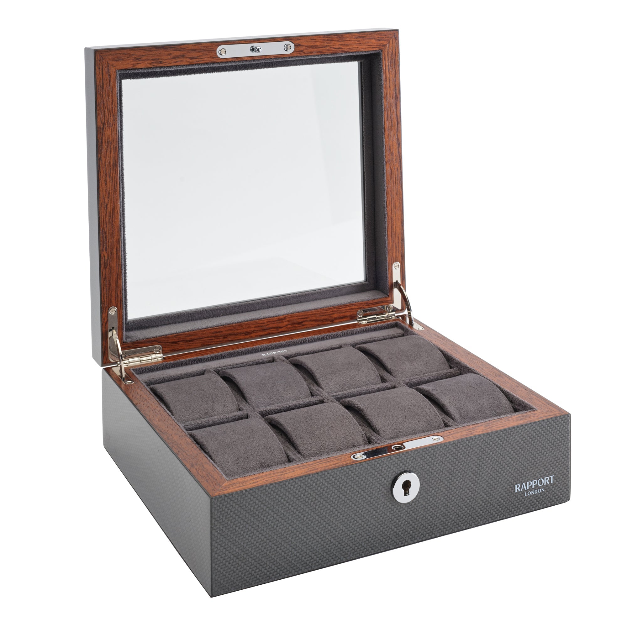 Optic Eight Watch Box - Carbon Fibre L287