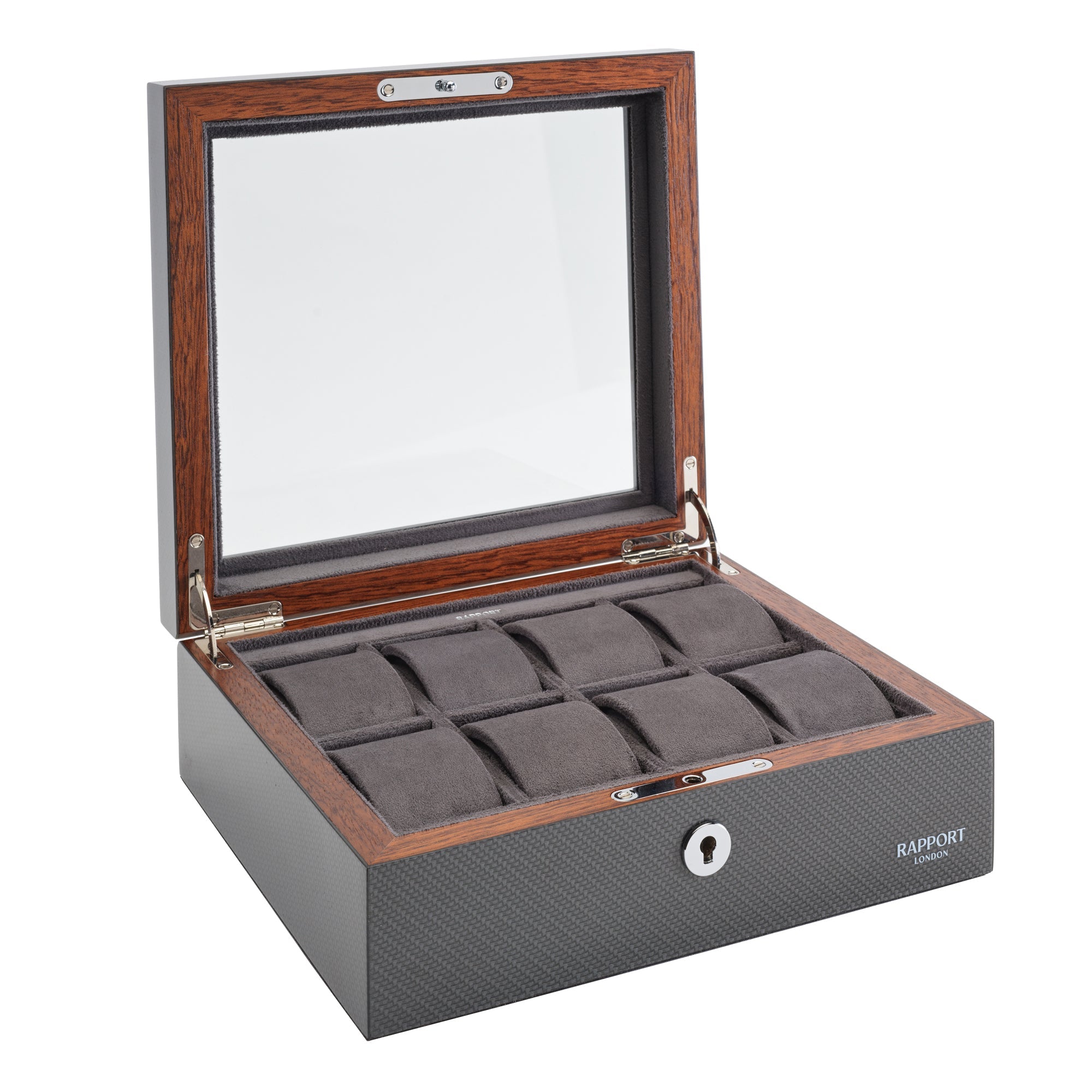 First Eight Box Optic Eight Watch Box - Carbon Fibre – Watch Connections Site
