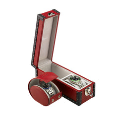 Kensington Two Watch Box - Red L330