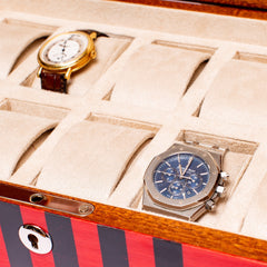 Labyrinth Ten Watch Box - Red L444