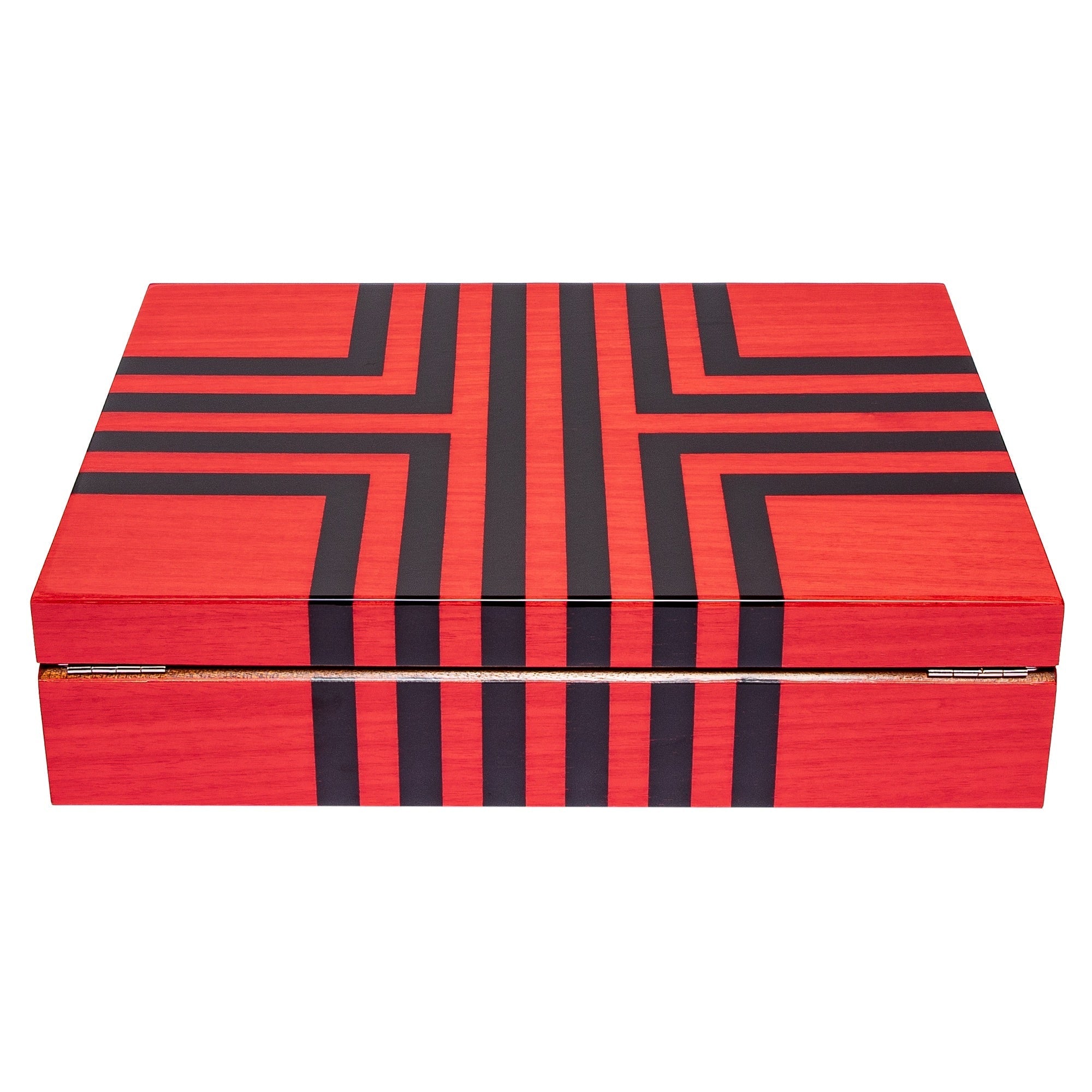 Labyrinth Ten Watch Box - Red L444