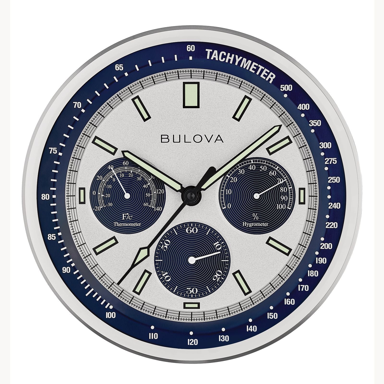 Bulova Lunar Pilot Wall Clock Watch C1971