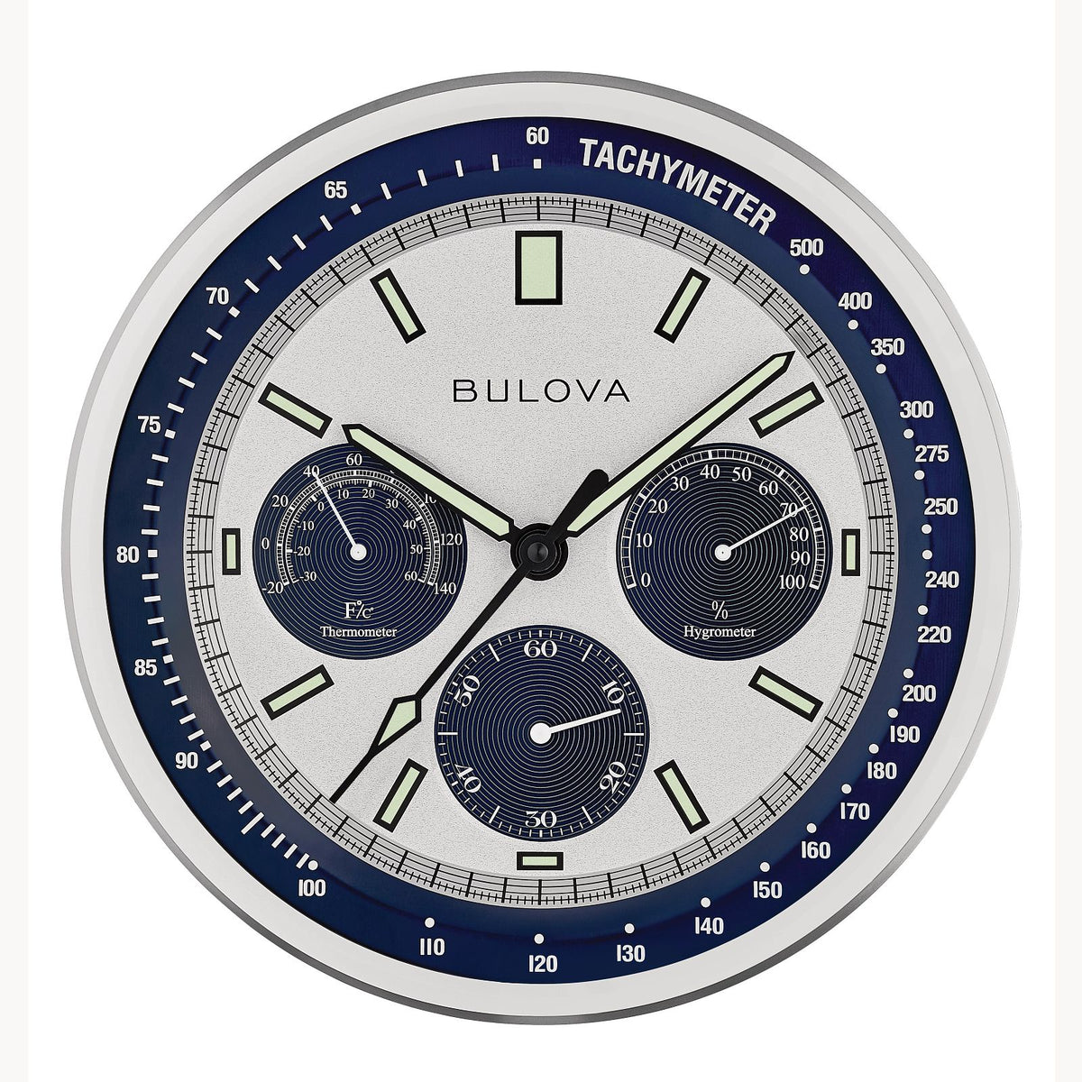 Bulova Lunar Pilot Wall Clock Watch C1971