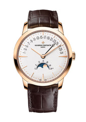 Patrimony moon phase retrograde date 4010U/000R-B329 42.5 mm Pink Gold