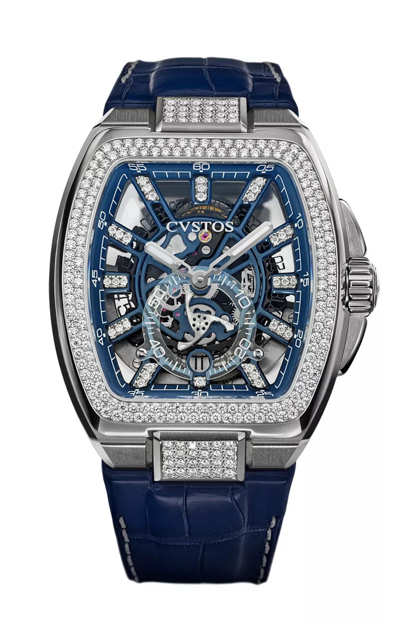 Metropolitan PS Titanium/SQLT Blue Dial/Diamond F00103.4216001