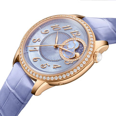 Égérie moon phase 8005F/000R-H030 37 mm Pink Gold