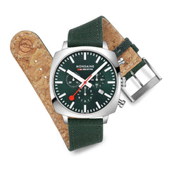 CUSHION PARK GREEN, 41 MM MSL.41460.LF.SET