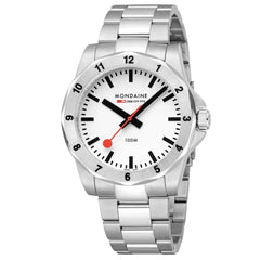 Mondaine Numeri 42 mm, Stainless Steel MSN.4211B.SK