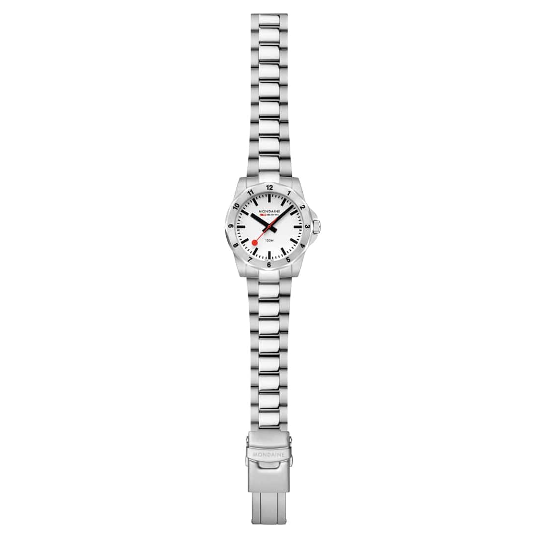 Mondaine Numeri 42 mm, Stainless Steel MSN.4211B.SK