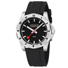 Mondaine Numeri 42 mm, Silicone Rubber MSN.42120.RB
