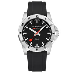 Mondaine Numeri 42 mm, Silicone Rubber MSN.42120.RB
