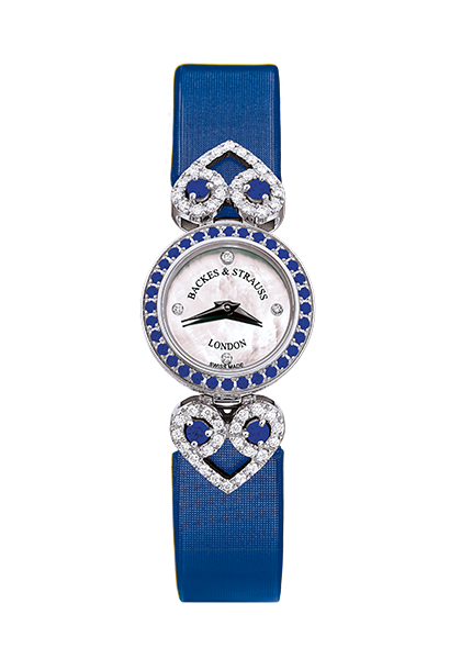 Backes & Strauss Miss Victoria Blue Velvet Miss.Vic.QZ.WG.BV