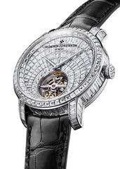 Traditionnelle tourbillon high jewellery 6057T/000G-H067 41 mm White Gold