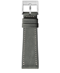 Light Grey Nubuck Slim Strap