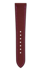 Wine Red Nubuck Slim Strap
