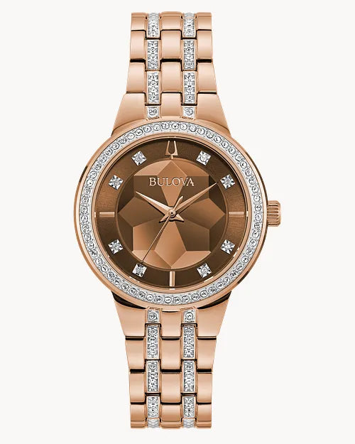Bulova Crystal Watch 98L266