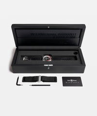 BR-03 GMT Black 42 MM Watch BR0393-BL-ST/SCA