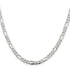 Sterling Silver 4.5mm Figaro Chain QFG120-22