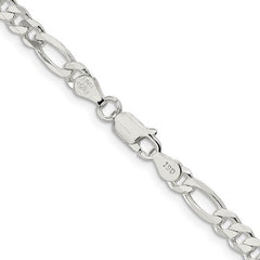 Sterling Silver 4.5mm Figaro Chain QFG120-22