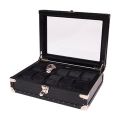 Brompton Optic Watch Box - Black L282