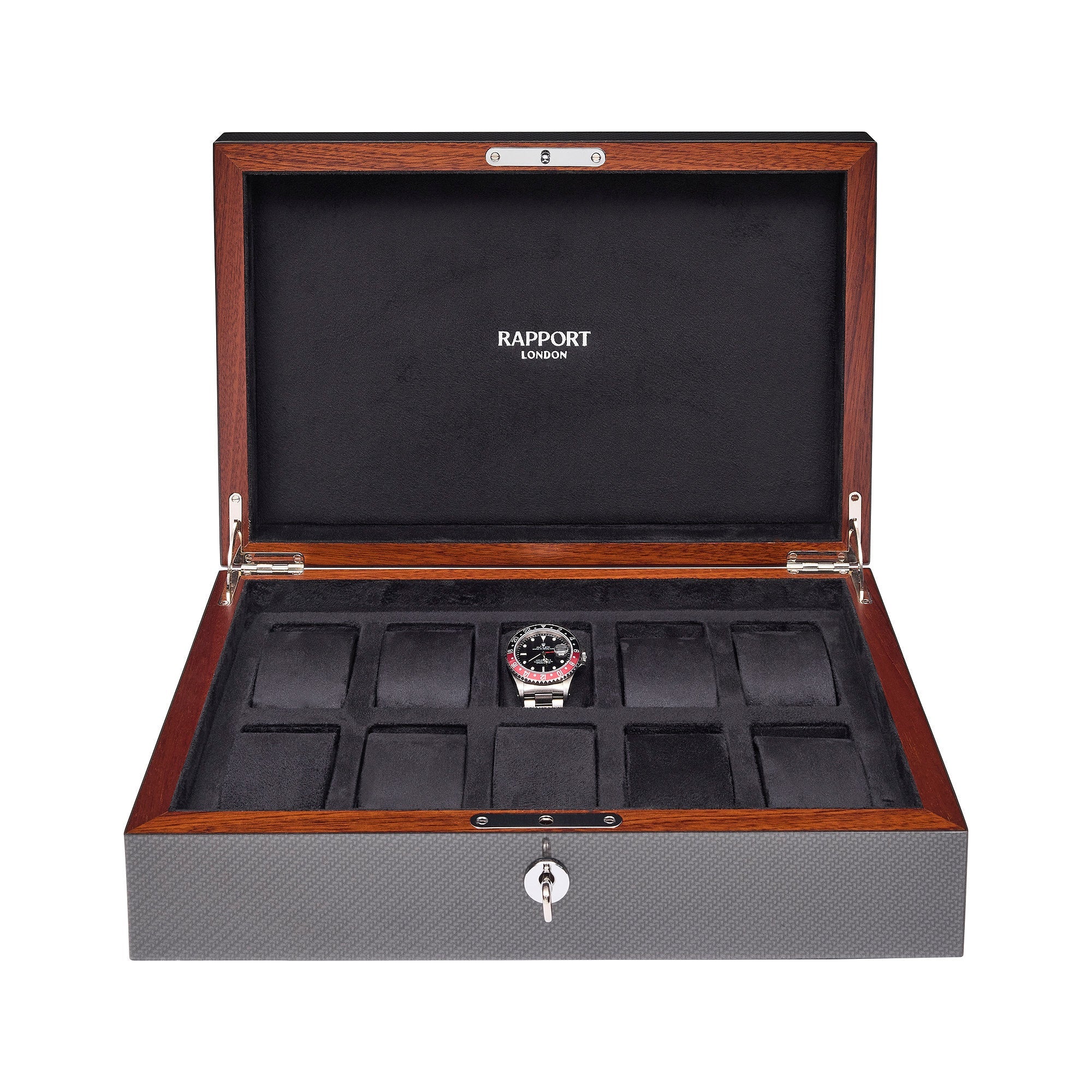 Carbon Fibre Ten Watch Box L285