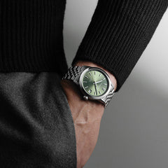 Raymond Weil Freelancer Date 40 mm, green dial 2741-ST-52001
