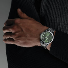 Raymond Weil Freelancer Date 40 mm, green dial 2741-ST-52001