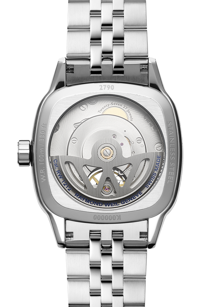 Raymond Weil Freelancer Calibre RW1212 40 x 40 mm, black dial 2790-ST-20051