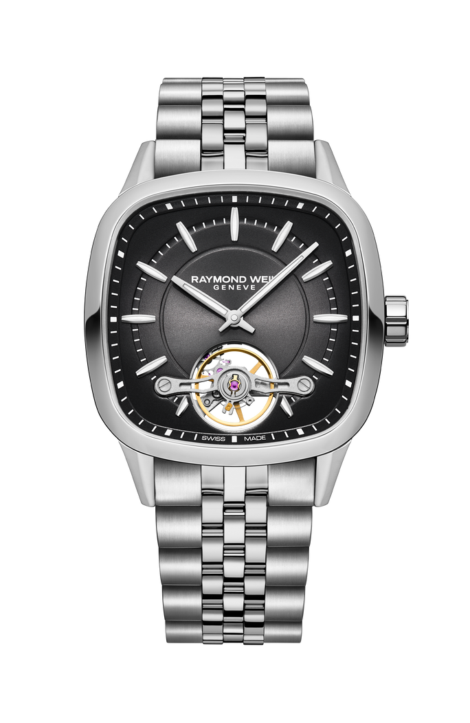 Raymond Weil Freelancer Calibre RW1212 40 x 40 mm, black dial 2790-ST-20051