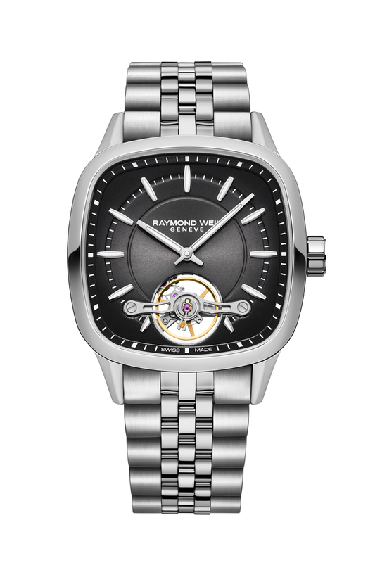 Raymond Weil Freelancer Calibre RW1212 40 x 40 mm, black dial 2790-ST-20051