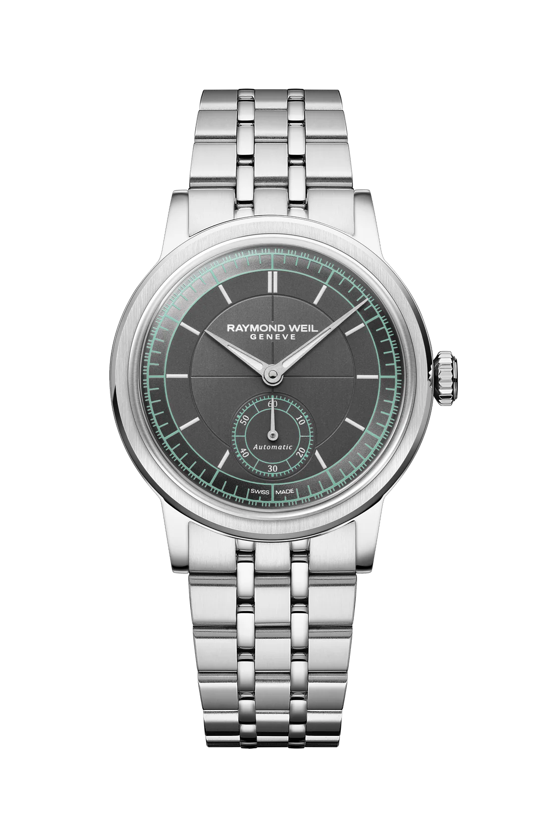 Millesime Automatic Small Seconds Menthol Minute Track Bracelet Watch 2130-ST-60521