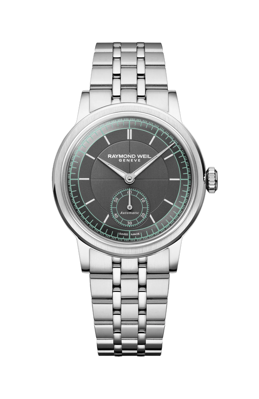 Millesime Automatic Small Seconds Menthol Minute Track Bracelet Watch 2130-ST-60521