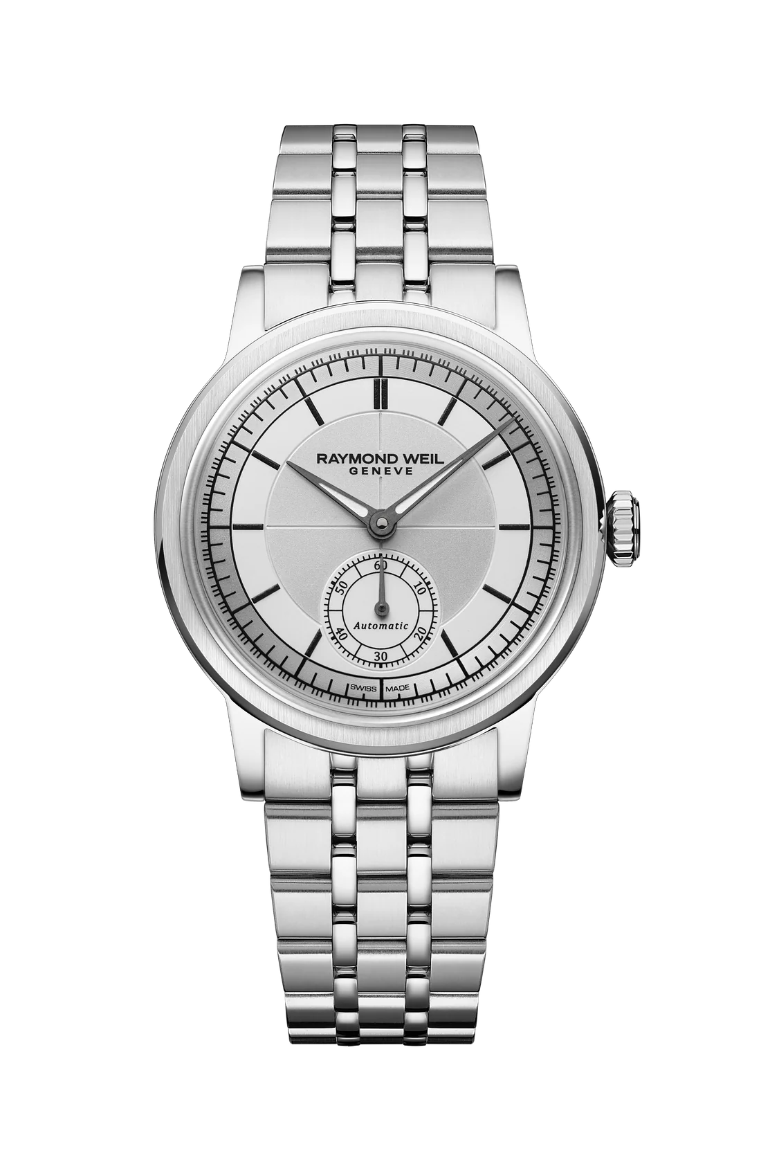 Millesime Automatic Small Seconds Silver Dial Watch, 35mm 2130-ST-65001