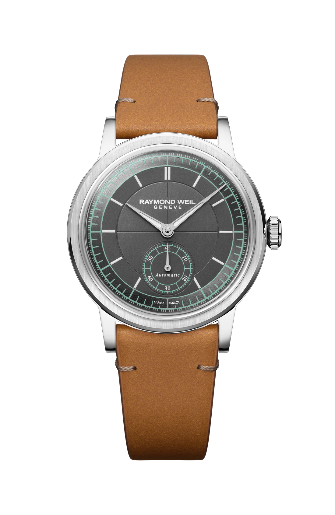Millesime Automatic Small Seconds Menthol Minute Track Watch, 35mm 2130-STC-60521