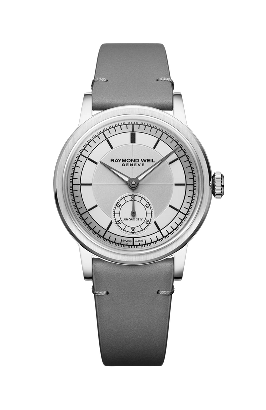Millesime Automatic Small Seconds Silver Dial Watch, 35mm 2130-STC-65001