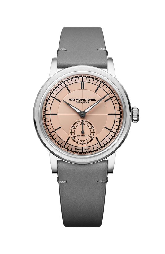 Millesime Automatic Small Seconds Salmon Dial Watch, 35mm 2130-STC-80001